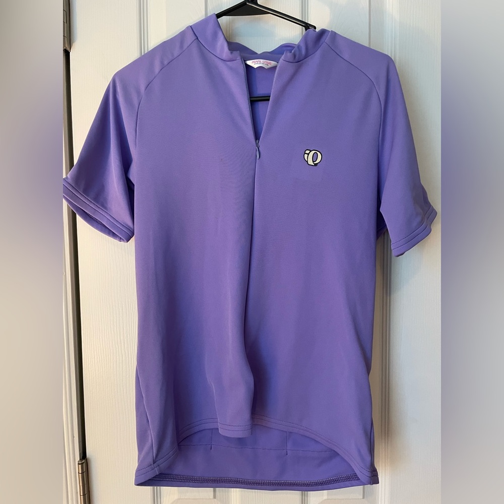 Pearl Izumi Purple Short Sleeve Cycling Jersey Size Large